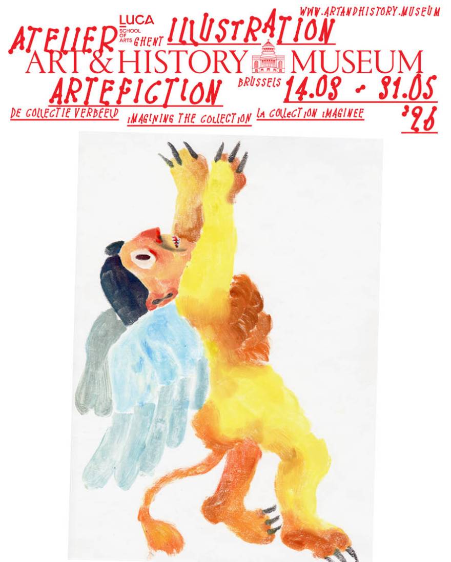 Poster design: Michaël Bussaer | Image: Celestine De Cock