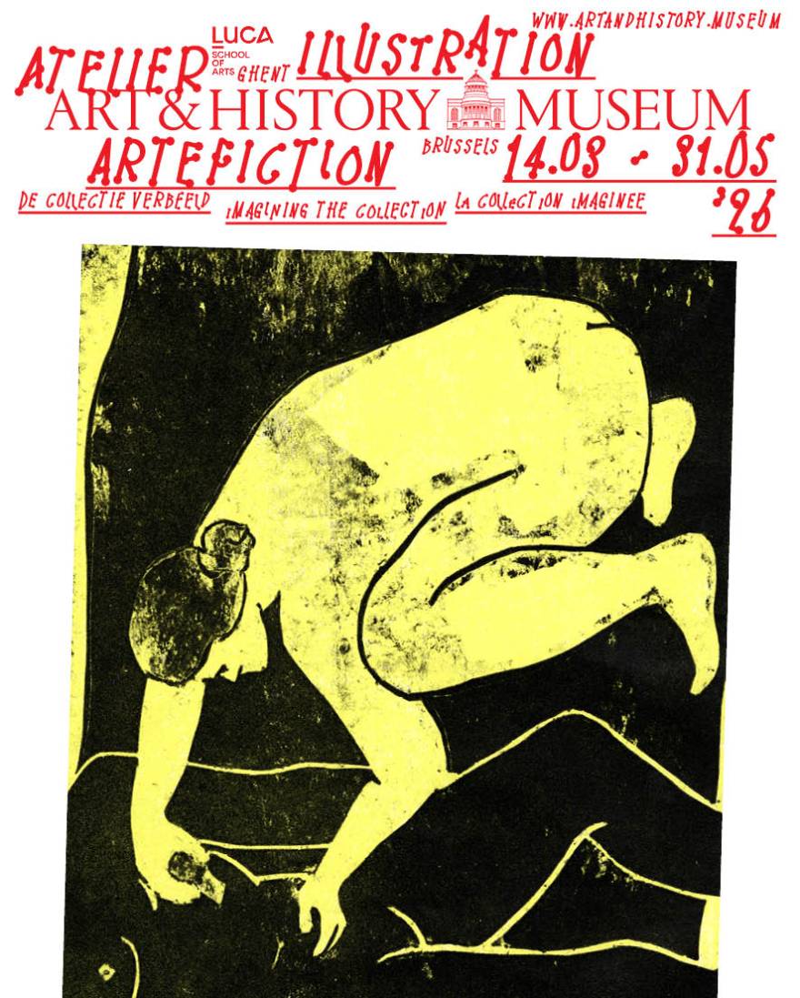 Poster design: Michaël Bussaer | Image: Jolien Galoppin