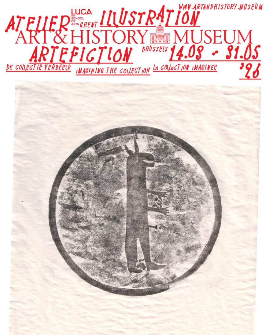 Poster design: Michaël Bussaer | Image: Linde Nuyts