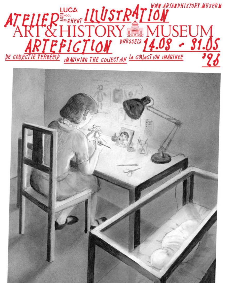 Poster design: Michaël Bussaer | Image: Rosa Hanssens